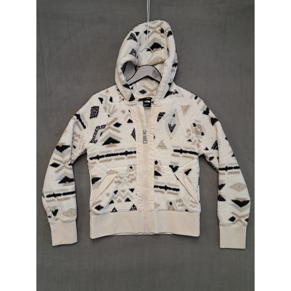 North Face Women's Aztec Print Full Zip Mountain Shire Campshire Hoodie Jacket S